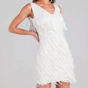 NADINE MERADI- SADIE WHITE DRESS-DRESS-Size M